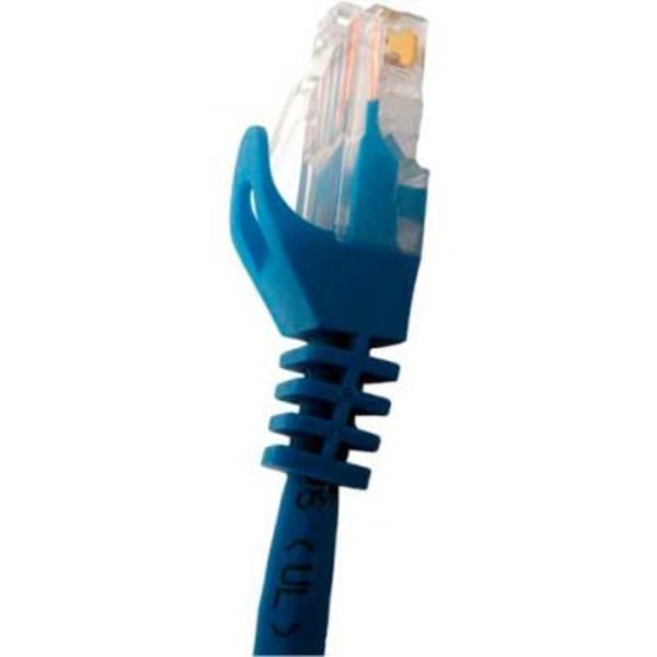 Chiptech, Inc Dba Vertical Cable Vertical Cable 094-886/75BL CAT6 Snagless Molded Patch Cable, 75 ft. (22.9 meter), Blue 094-886/75BL